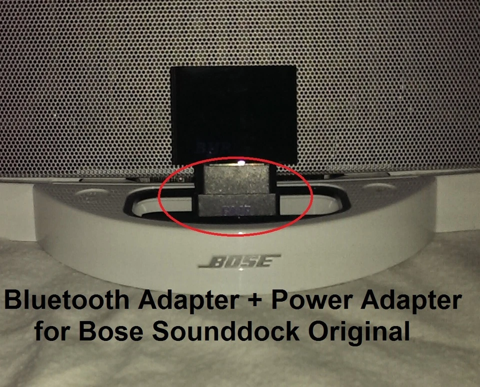 BMR A2dp Bluetooth Music Receiver Power Adapter for Bose SoundDock I Portable