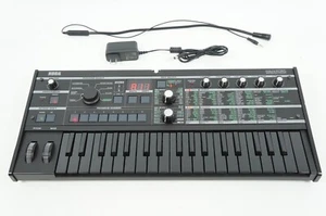 KORG microKORG BKBK Limited All Black Edition Analog Modeling Synthesizer w/ PSU - Picture 1 of 10