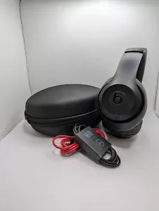 Beats by Dr. Dre Studio3 Black Wireless Bluetooth Noise Cancellation Headphones - Picture 1 of 12
