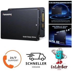 Schnelle Festplatte SATA SSD 512GB, 2,5", 550 MB/s Lesen, 500 MB/s Schreiben - Bild 1 von 1