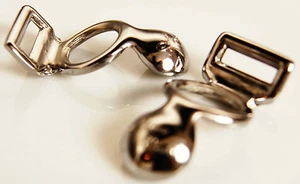 Silver Cross 2x Apron Tabs for Balmoral and Kensington Coach Built Pram Spares - Picture 1 of 3