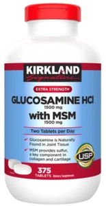 Kirkland Signature Glucosamin + MSM, 375 Tabletten, Gelenkgesundheit - Bild 1 von 4