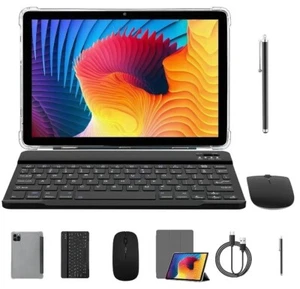 Tablet PC Android 10.1" - Paquete, Doble SIM, Doble Cámara, Bluetooth, 4GB RAM, - Imagen 1 de 9