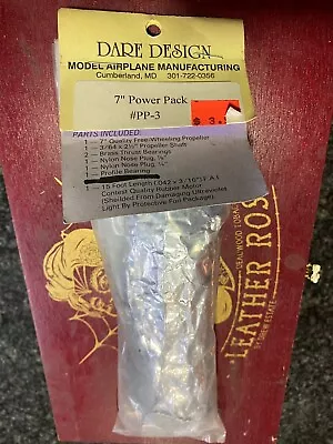 Rare Vintage DARE DESIGN HUMMER R/C, RUBBER MOTOR POWER PAC - Image 1 of 4