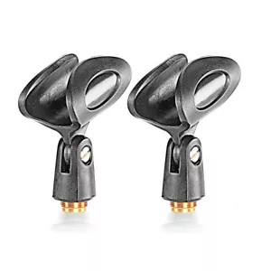 2 Pack Microphone Clamp Clip Holder for Sennheiser EW Wireless SKM Handheld mic - Picture 1 of 6