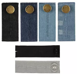 8 Pcs Denim Waist Extender Buttons for Jeans Extender Waistband Extenders Adj... - Picture 1 of 7