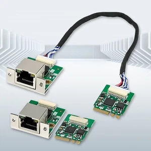 M.2 A+E 2.5GbE Intel I225-V Ethernet NIC Card Multi-Gig 2.5G/1G/100M NGFF 2230 - Photo 1/14