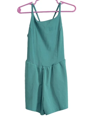 all in Motion girls teal short romper activewear  lined Size Xs 4/5 NWOT - Image 1 of 4