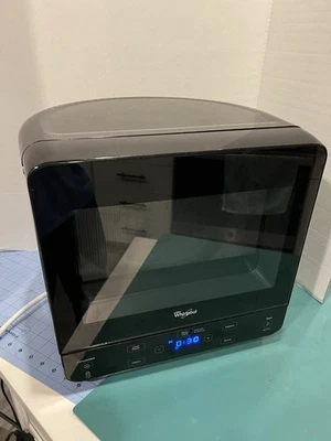 READ Whirlpool WMC20005YB 0.5 Ft. Black Countertop Microwave Travel RV Camping - Image 1 of 4
