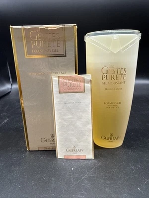 Gel espumoso vintage Guerlain Paris Les Gestes Pureté - 200 ml / 6,8 oz - sin usar Foto 1 de 4