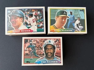 1988 TOPPS BIG Baseball Series 1, 2 & 3 Complete Set (264 Cards) – NM - Picture 1 of 7