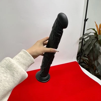14 INCH Silicone Realistic Dildo Skin Feeling Huge Penis Strong Suction Big Dick - Image 1 of 4