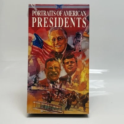 Vintage Portraits of American Presidents VHS 1901-1992 Sealed NBC Questar Video - Image 1 of 4