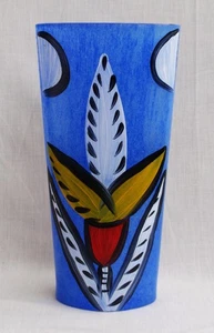 TALL VASE in series  "MOON FLOWER" - signed ULRICA HYDMAN VALLIEN - Kosta Boda. - Picture 1 of 10