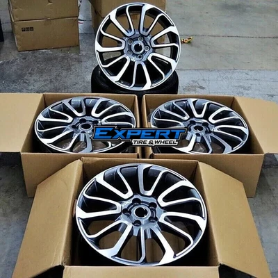 22" RANGE ROVER VELAR R-DYNAMIC SVO SVR WHEELS RIMS TIRES 2654022 5x108 - Image 1 of 4