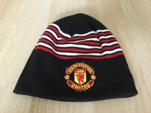Manchester United Man Utd New Era Red Black Knit Beanie Hat - Picture 1 of 2