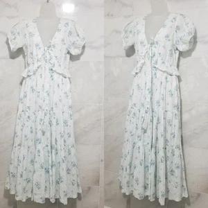 Loveshackfancy Carlton Dress In White Cottagecore Floral 2 - Picture 1 of 10