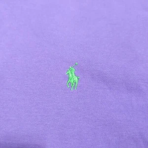 Polo Ralph Lauren Herren 2XL 2TG Lila Kurzarm Polo Baumwolle Stretch 32U - Bild 1 von 6