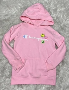 Felpa con cappuccio pullover Champion X Candy Land tessuto rovesciato giovane piccola - Foto 1 di 4