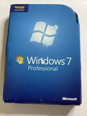 Microsoft Windows 7 Professional Upgrade 32 & 64 Bit DVDs RETAIL BOX - Image 1 of 4