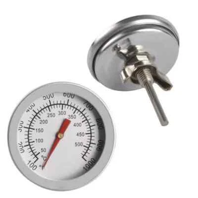 1x Edelstahl BBQ Ofenthermometer 500°C Backofenthermometer & Braten Thermometer* - Bild 1 von 4