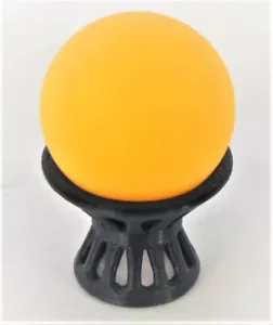 Sfera sfera uovo marmo roccia minerale supporto cono reversibile - Foto 1 di 4