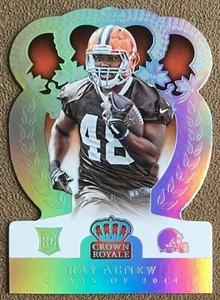 Ray Agnew 2014 Panini Crown Royale Silver Holofoil #177 /199 Browns Parallel RC - Picture 1 of 2