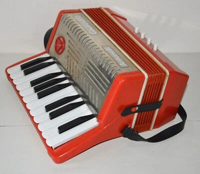 Ancien jouet instrument musique ACCORDEON ANTONELLI CIRIBIRIBI Vintage 70 / 80 - Photo 1/4