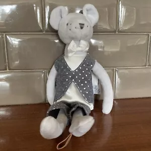 Debi Lilly Plush Max The Mouse In Suit 14", NEW W TAGS Baby Gift, Collectible - Picture 1 of 4