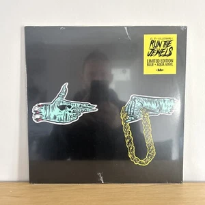 Run The Jewels - HHV Exclusive BLUE / AQUA SWIRL Vinyl - New & Sealed - Picture 1 of 2