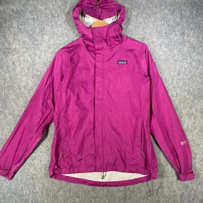 Chaqueta Patagonia Mujer Mediana Púrpura H2No Capucha Gorpcore Abrigo de Lluvia Ligero Foto 1 de 4
