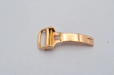 Cartier Leather Bracelet Folding Clasp 16MM 18K 750 Solid Vintage RAR Pretty 3 - Image 1 of 2