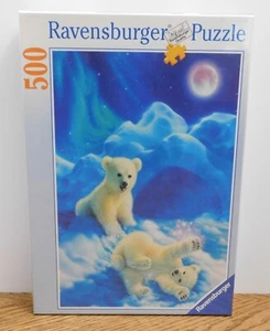 Neu versiegelt Ravensburger 500 Stck. Puzzle 2007 Eisbären im Spiel 145621 - Bild 1 von 5