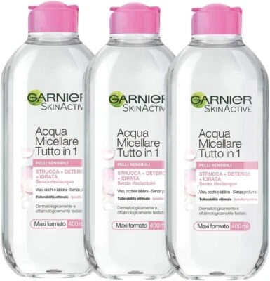 Garnier Kit Wasser Mizellen Alles IN 1 Entfernt Reinigt E Idrata- Packung Zu 3 - Bild 1 von 4