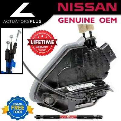 Atuador de trava de porta dianteira direita original do fabricante Nissan Altima 13-18 *vida útil* - Imagem 1 de 4