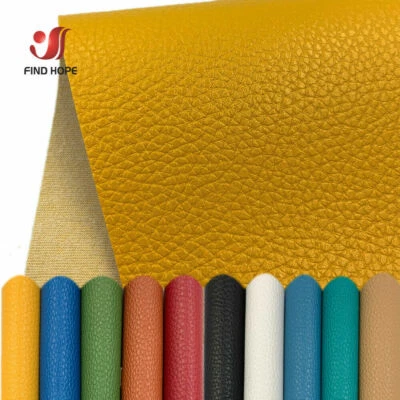 Litchi PU Leather Faux Leatherette Sewing Fabric DIY Craft Bow Earring Handmade - Image 1 of 4