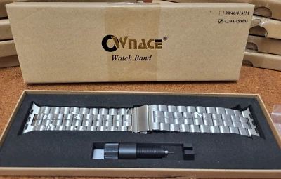 OWNACE Compatible con Correa Apple Watch 42mm/44mm/45mm Serie 7/6/5 Foto 1 de 4