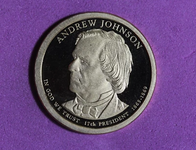 2011- ANDREW JOHNSON One Dollar #P22326 - Image 1 of 2