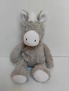 Carter's Gray White Horse Pony Donkey Plush Stuffed Animal Baby Soft Toy 10" - Picture 1 of 7
