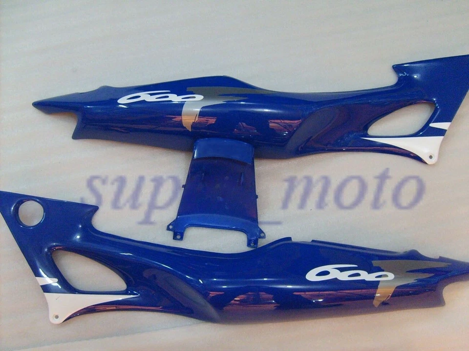 Carenado trasero cubierta de plástico trasero para Honda CBR600 F3 1997 1998 azul blanco B2 Foto 1 de 1