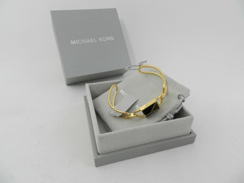 Bracciale donna Michael Kors oro 14k metallizzato su argento sterling Mercer Lock