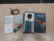 Fitbit Ionic Smartwatch - Slate Blue & /Burnt Orange