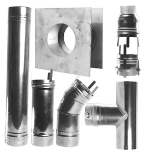 Heatstar F102860 Stainless 4in Horizontal Vent Kit - Picture 1 of 1