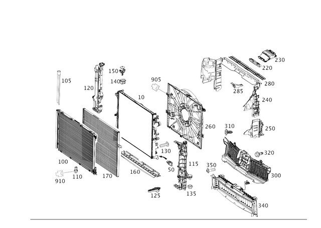 Soporte original Mercedes Benz Maybach S550 2017 2225045940 Foto 1 de 1