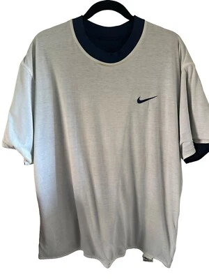 Vintage Nike tag 80s 90s Air Jordan reversible T-shirt men's size Med - Image 1 of 4