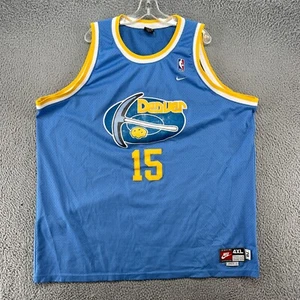 Denver Nuggets Jersey Mens 4XL Carmelo Anthony Nike NBA Basketball Blue Shirt * - Picture 1 of 11