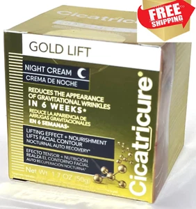 Cicatricure Gold Lift Night Cream reduce Gravitational Wrinkles 1.7 oz - Picture 1 of 6