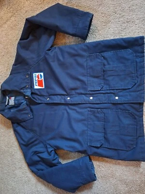 Vintage 90's Pepsi Jacket Employee Jacket Size Large Made In The USA  - Image 1 of 4