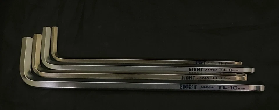 EIGHT Ball Point Hex Wrench Set Lot Of 4 / 6 8 10 mm Japan - Image 1 of 3