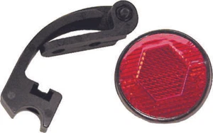 Action Front Reflector Round Red with Bracket - Picture 1 of 1